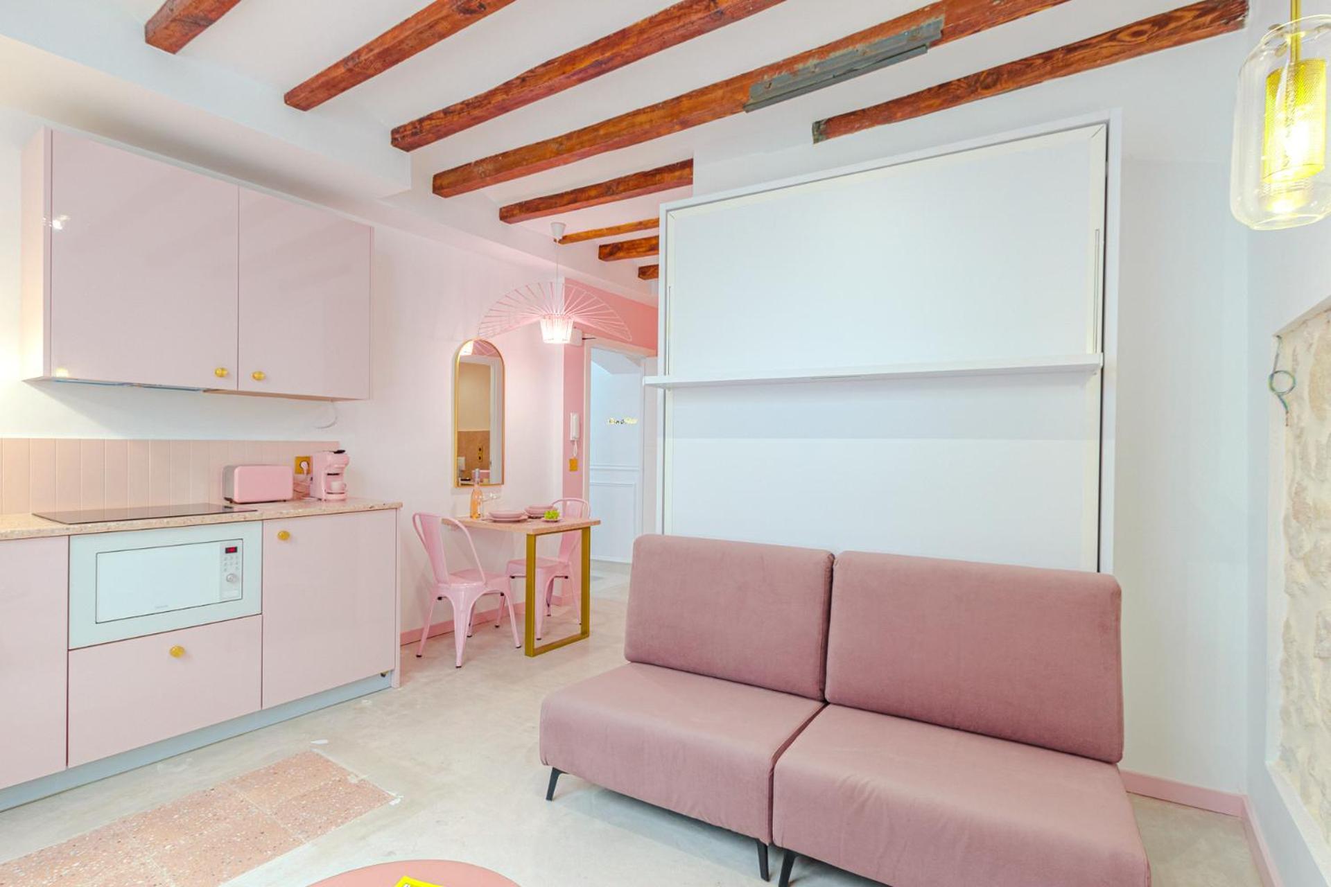 Glamorous Pink Studio In City Center Alicante Extérieur photo