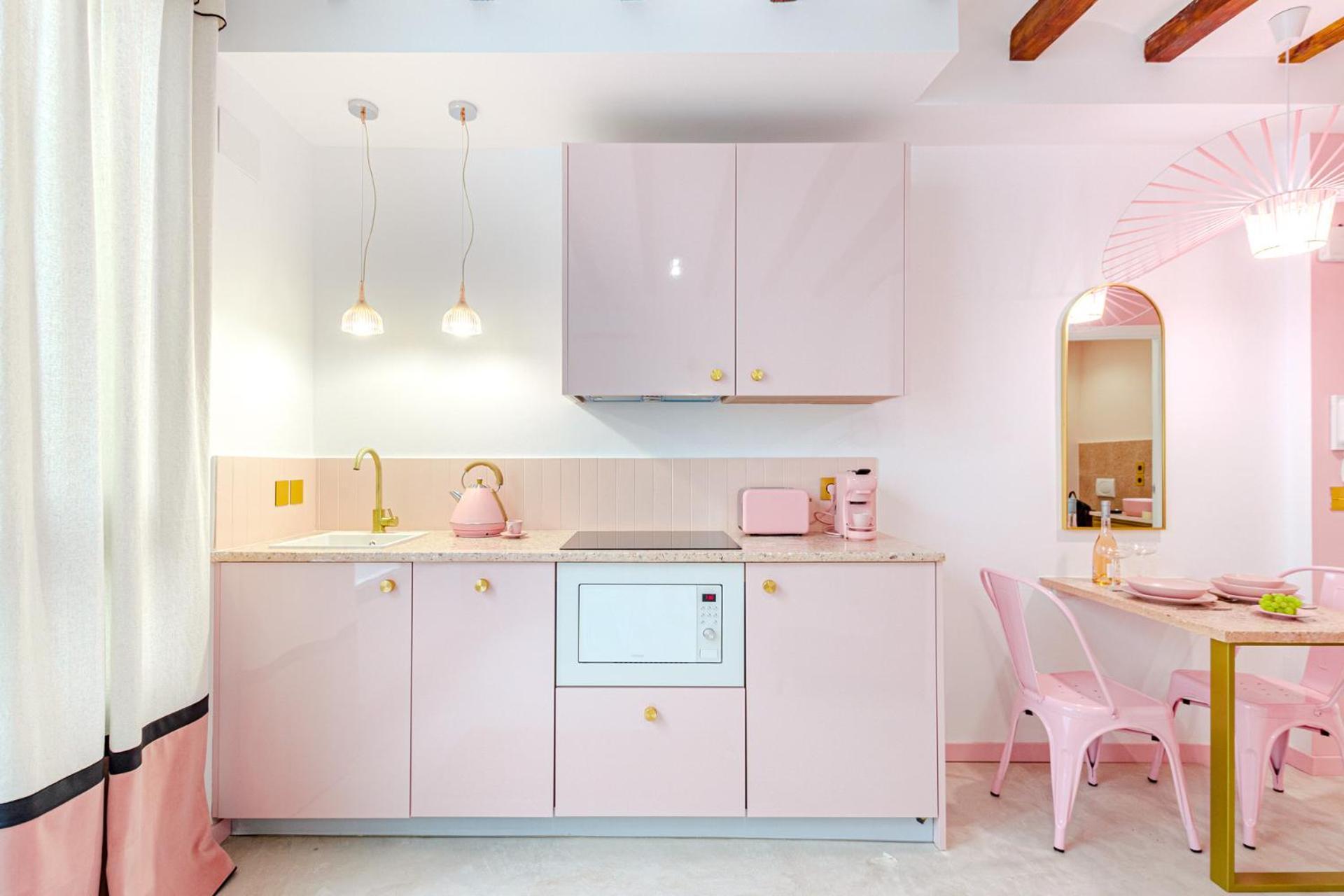 Glamorous Pink Studio In City Center Alicante Extérieur photo