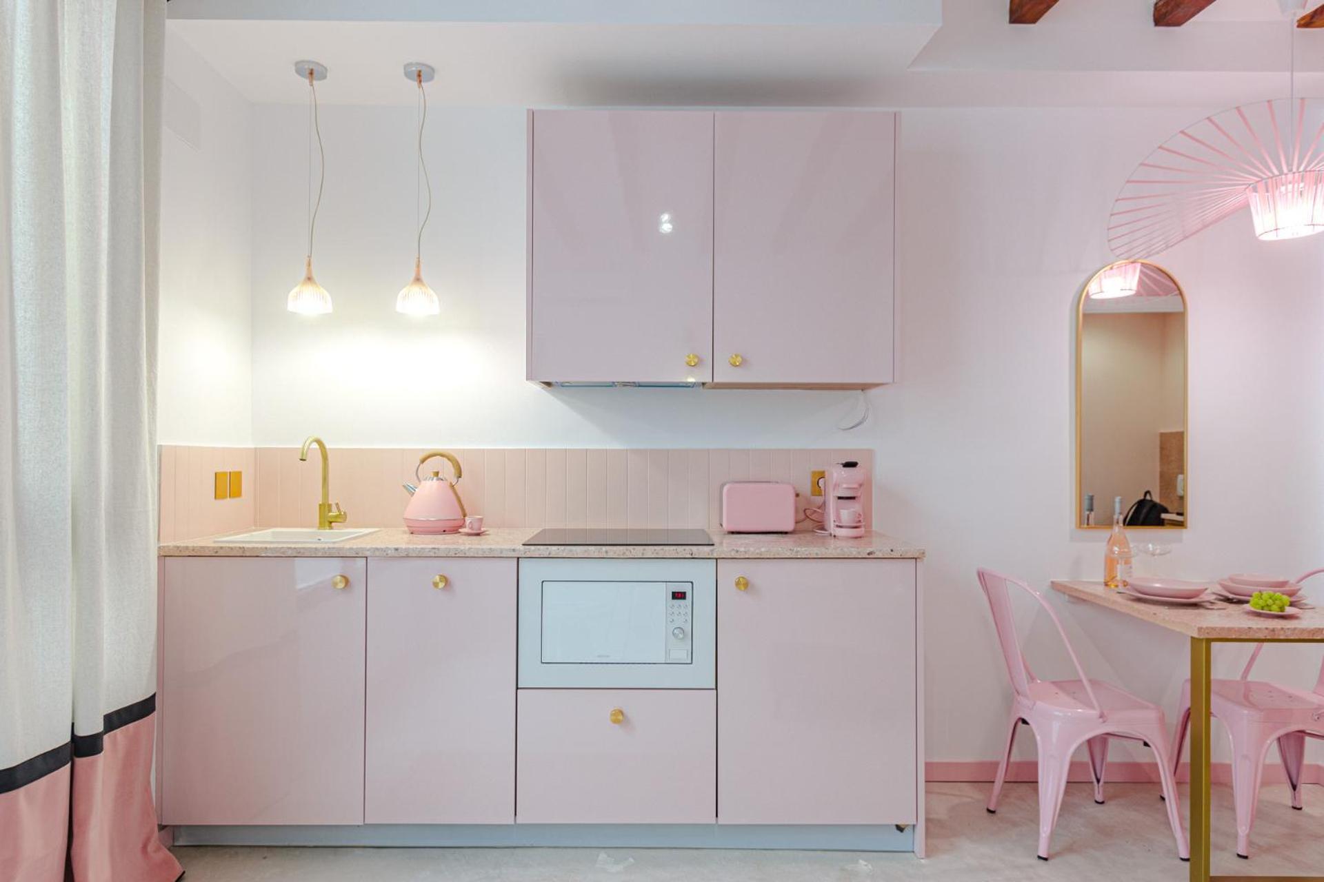 Glamorous Pink Studio In City Center Alicante Extérieur photo