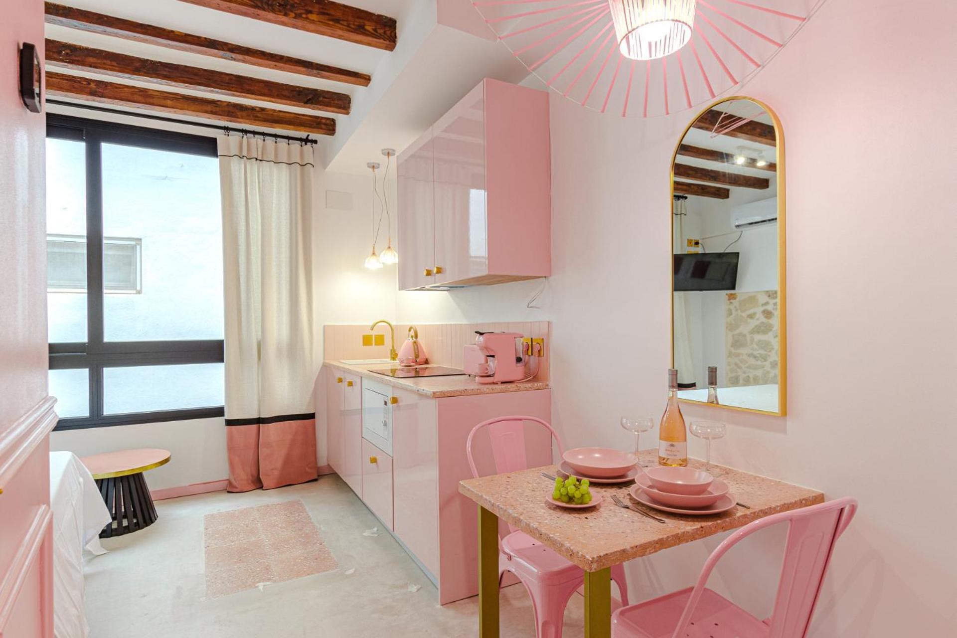 Glamorous Pink Studio In City Center Alicante Extérieur photo