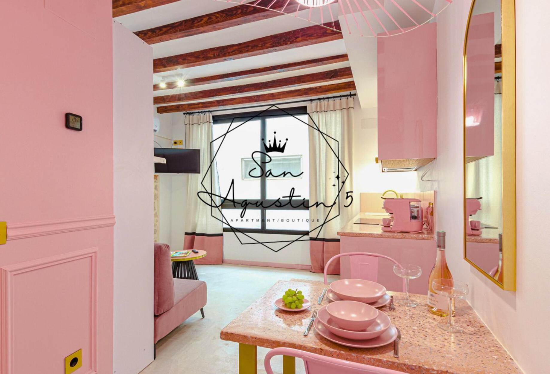 Glamorous Pink Studio In City Center Alicante Extérieur photo